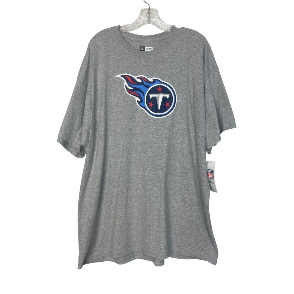 NFL Team Apparel Tennessee Titans Graphic Tshirt 2X Heather Gray New Fanwear
